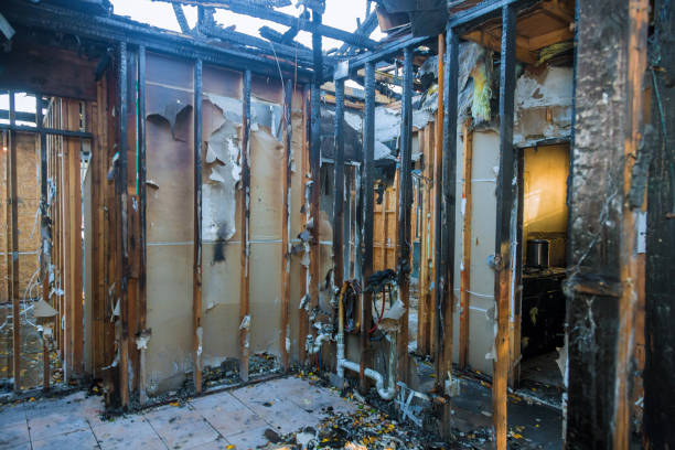 Professional Smoke Damage Restoration technician working in Saint Francis, MN